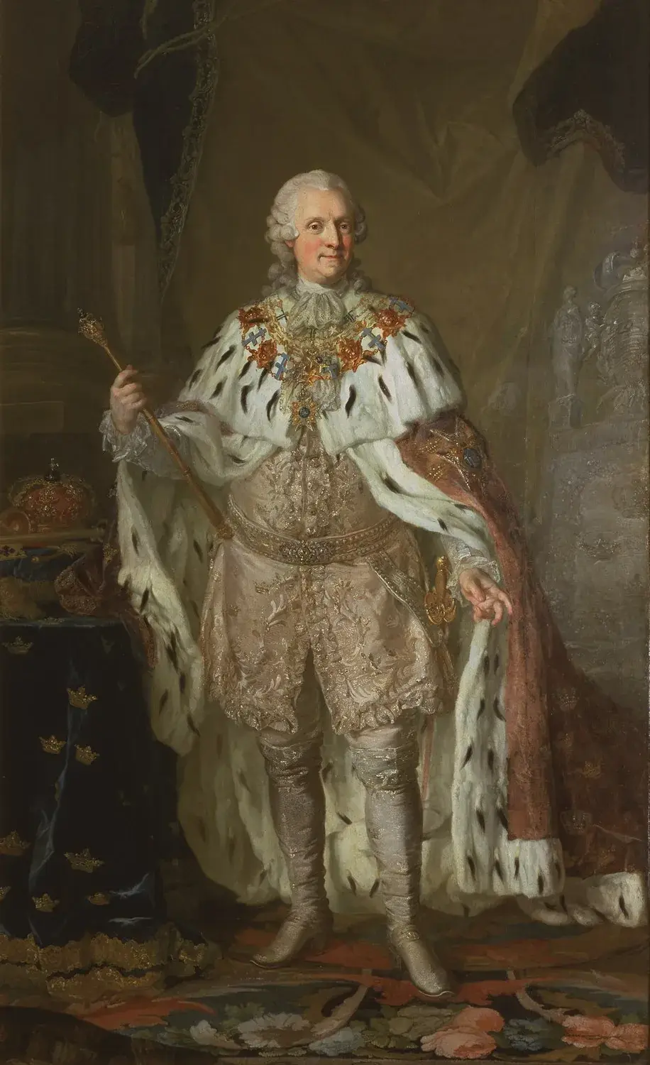 Portrait of King Adolf Frederick of Sweden