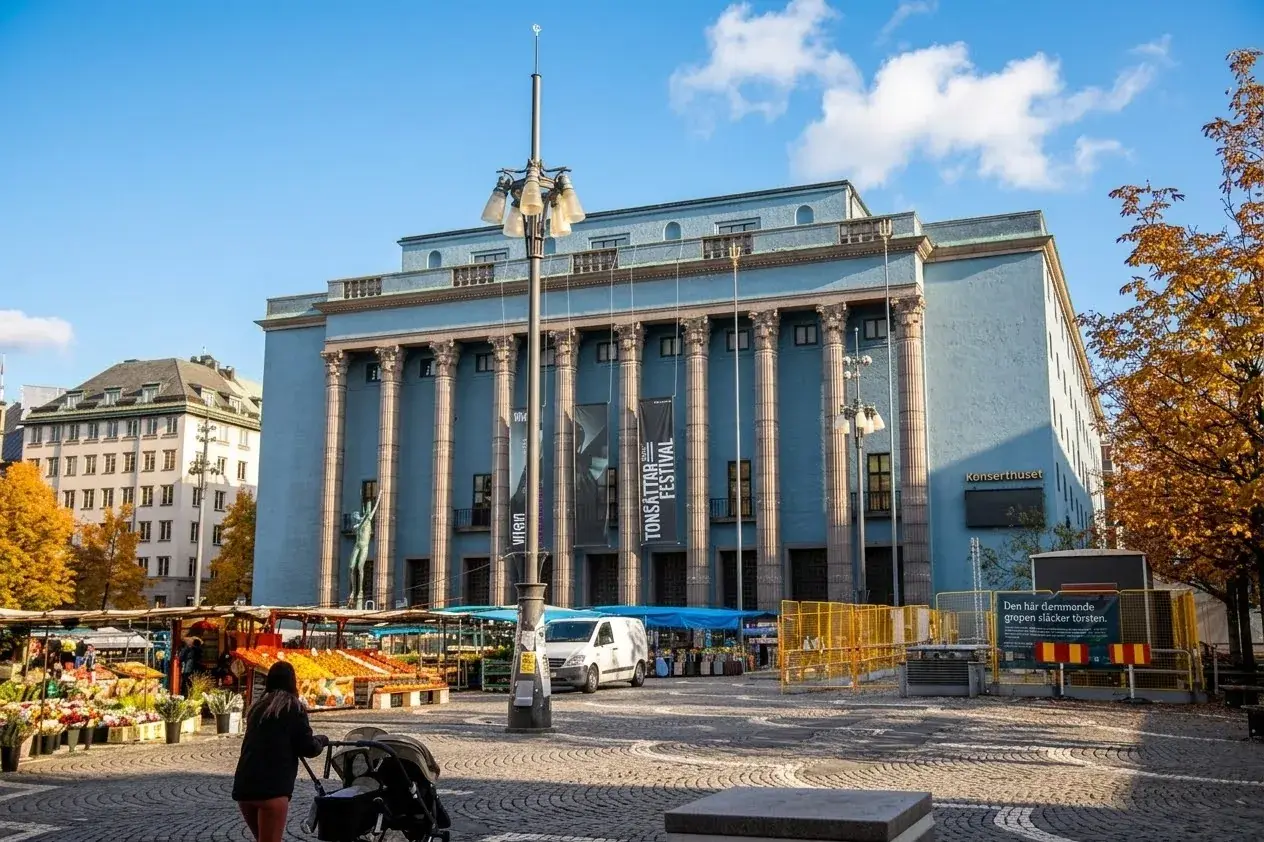 Konserthuset at Hötorget square in Stockholm